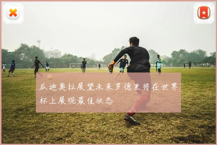 瓜迪奥拉展望未来罗德里将在世界杯上展现最佳状态